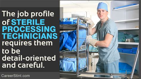Apply to Sterile Processing Technician, Sterilization Technician, Endoscopy Technician and more. . Entry level sterile processing technician salary